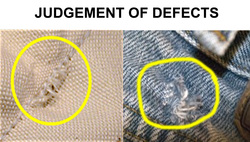 INSPECTIONS - Garments information